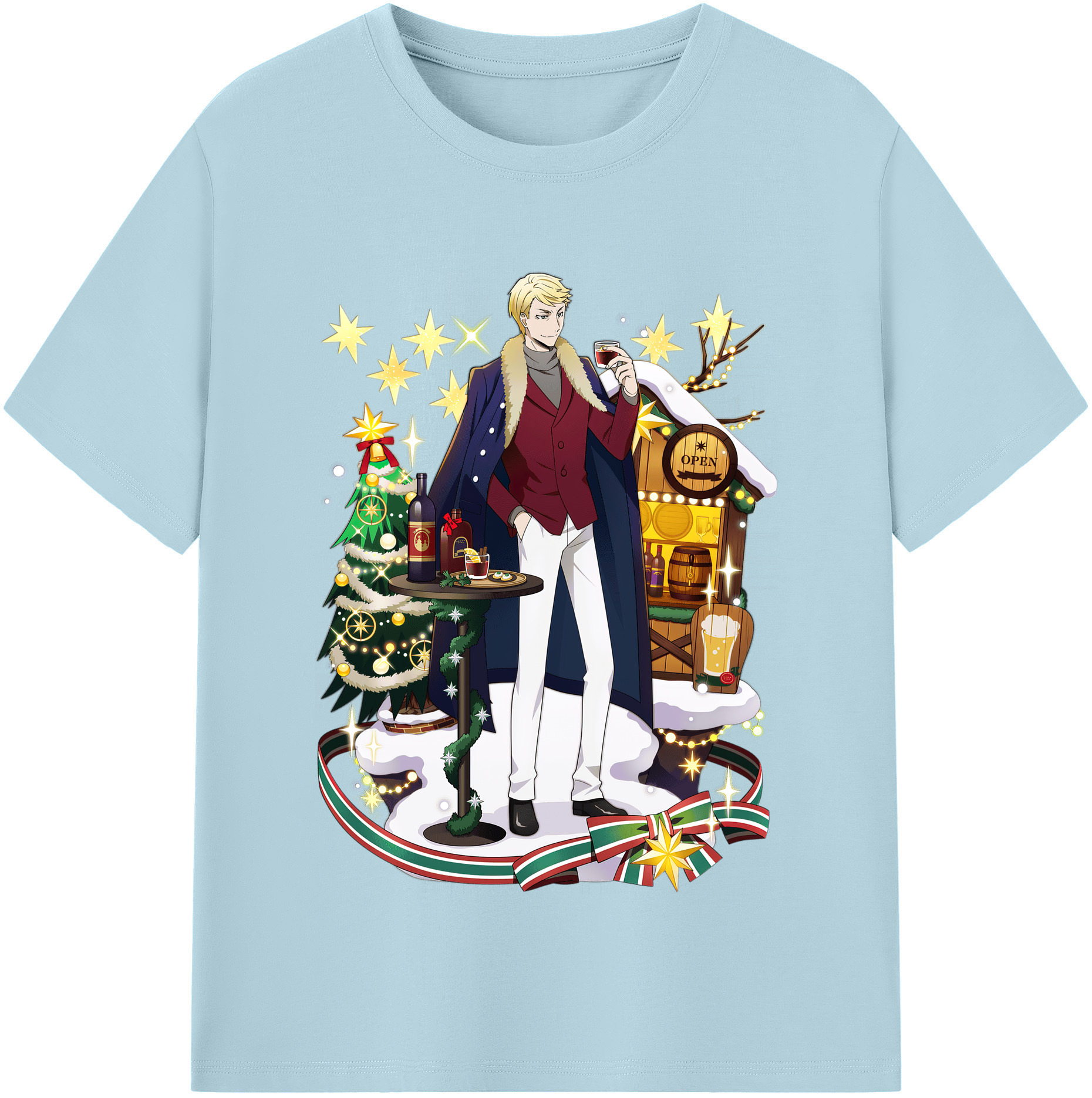 （画像用） 文豪ストレイドッグス Bungo Stray Dogs 綿100％半袖Tシャツ（フロントプリント）